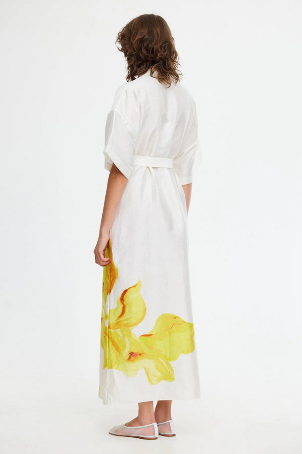 Hawkesbury Midi Dress Calla Lily