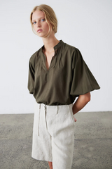 Maddie Blouse Khaki