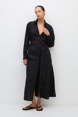 Everyday Shirt Dress Black