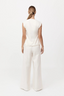 Minimal Fold Trousers Ivory