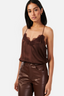 The Racer Charmeuse Cami Java