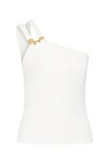 Vibrancy Knit Sleeveless Top Ivory