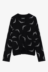 Markus Diamanté Wings Jumper Noir