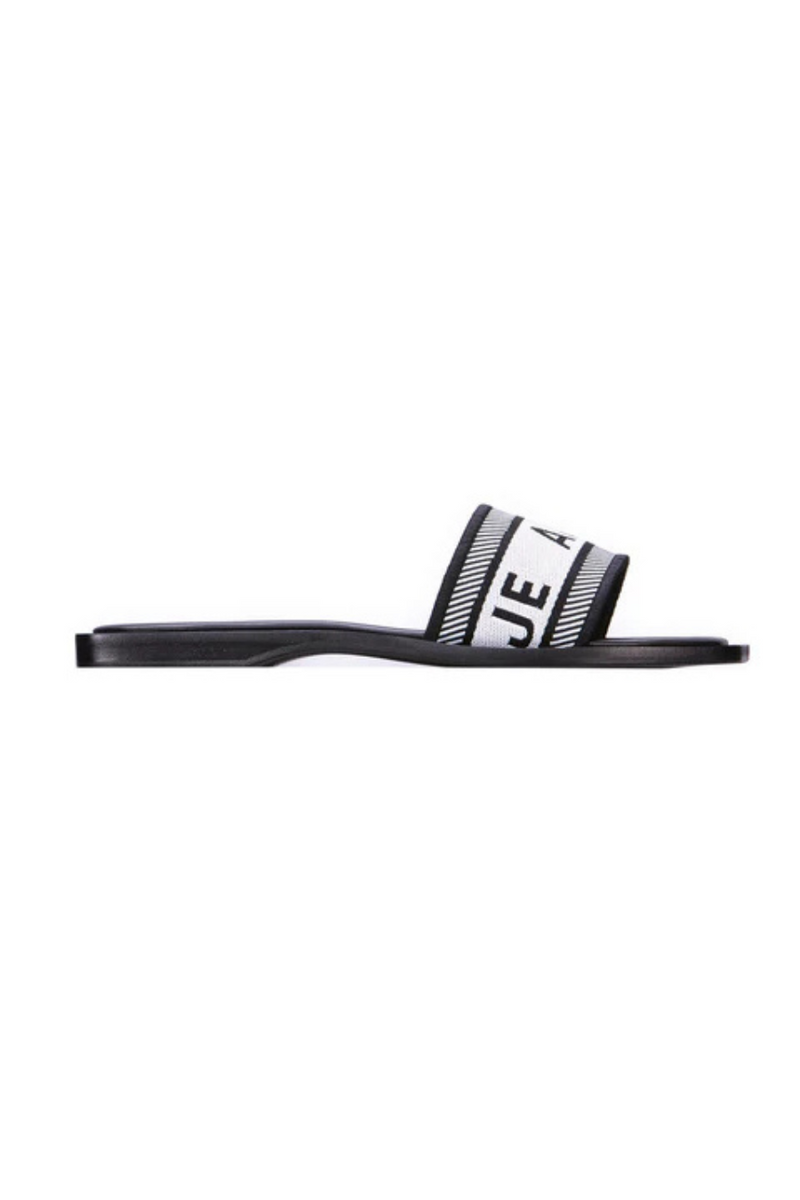 Joie Woven Logo Slide Black