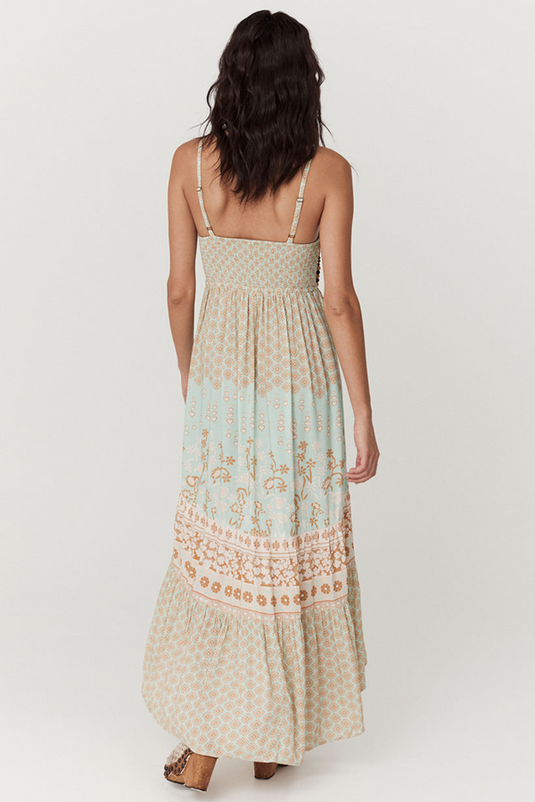 Sweet Nothings Shirred Strappy Dress Peppermint