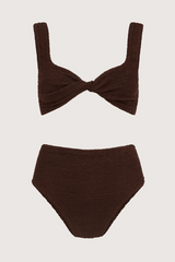 Jamie Bikini Metallic Chocolate