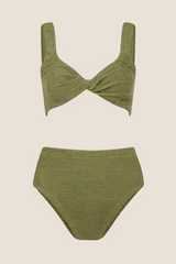 Jamie Bikini Metallic Moss