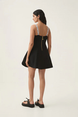 Leana Knit Mini Dress Black