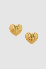 Heart Earrings Gold