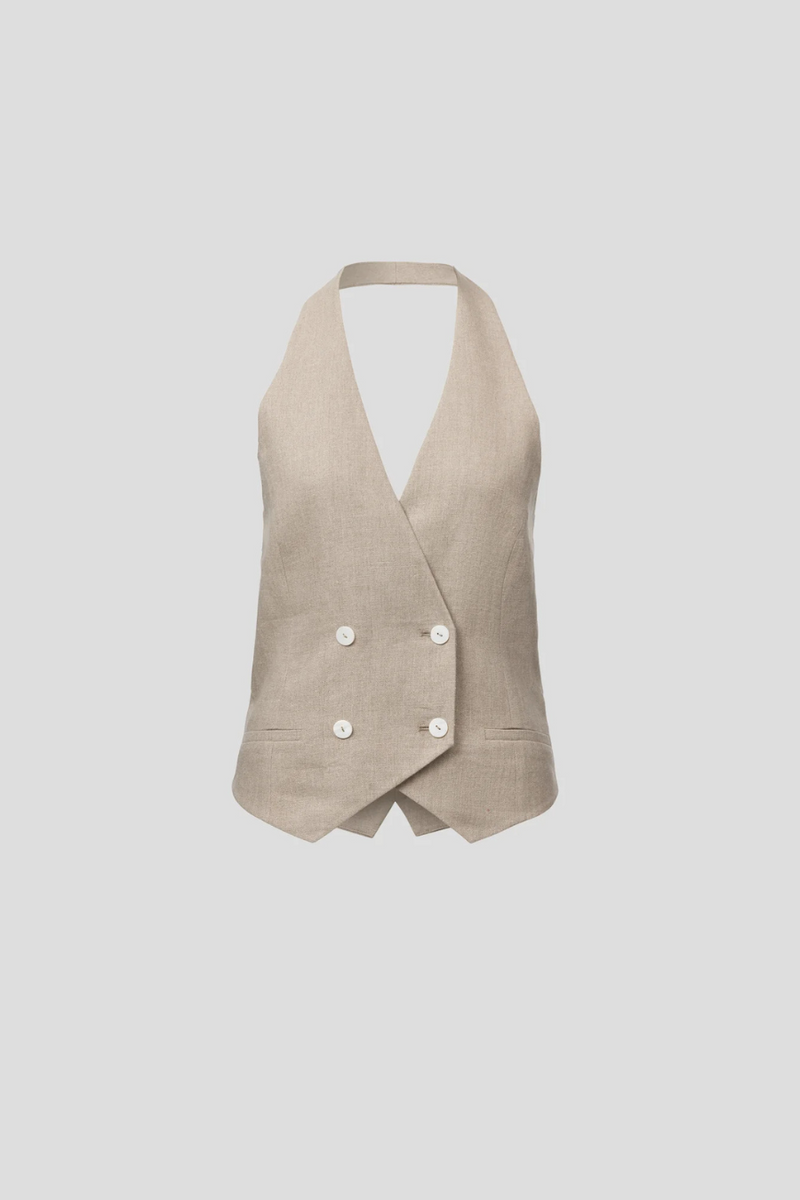 Cadence Vest Flax