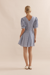 Mini Coco Dress Blue Stripe