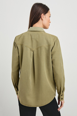 August Button Up Jacket Military