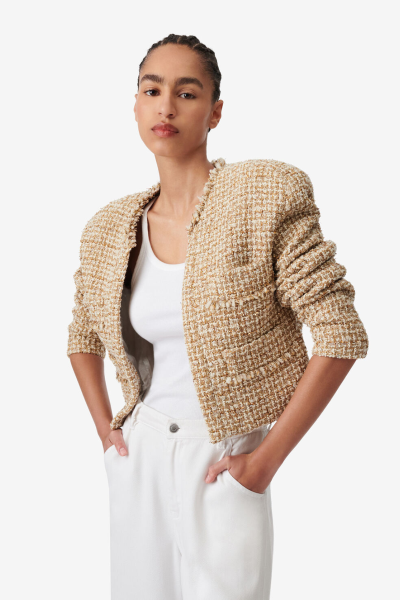 Corali Jacket Ecru/ Gold