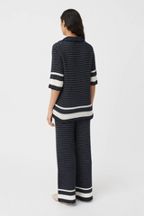 Reef Knit Pant Navy/ Soft White