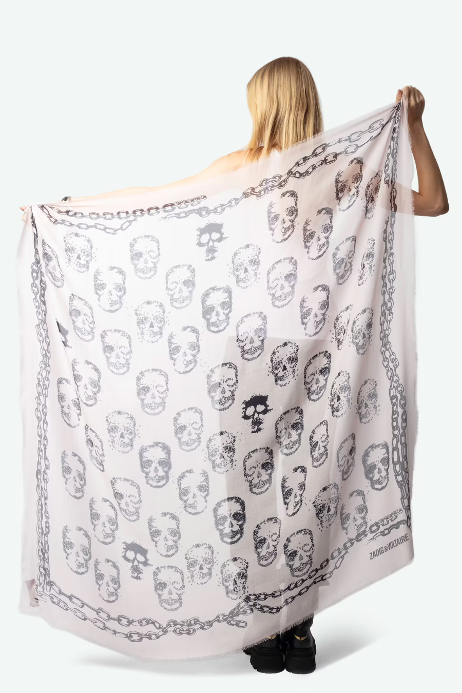 Modal Scarf Zadig And Voltaire Skull Scarf Kerry Skull Scarf Bebe