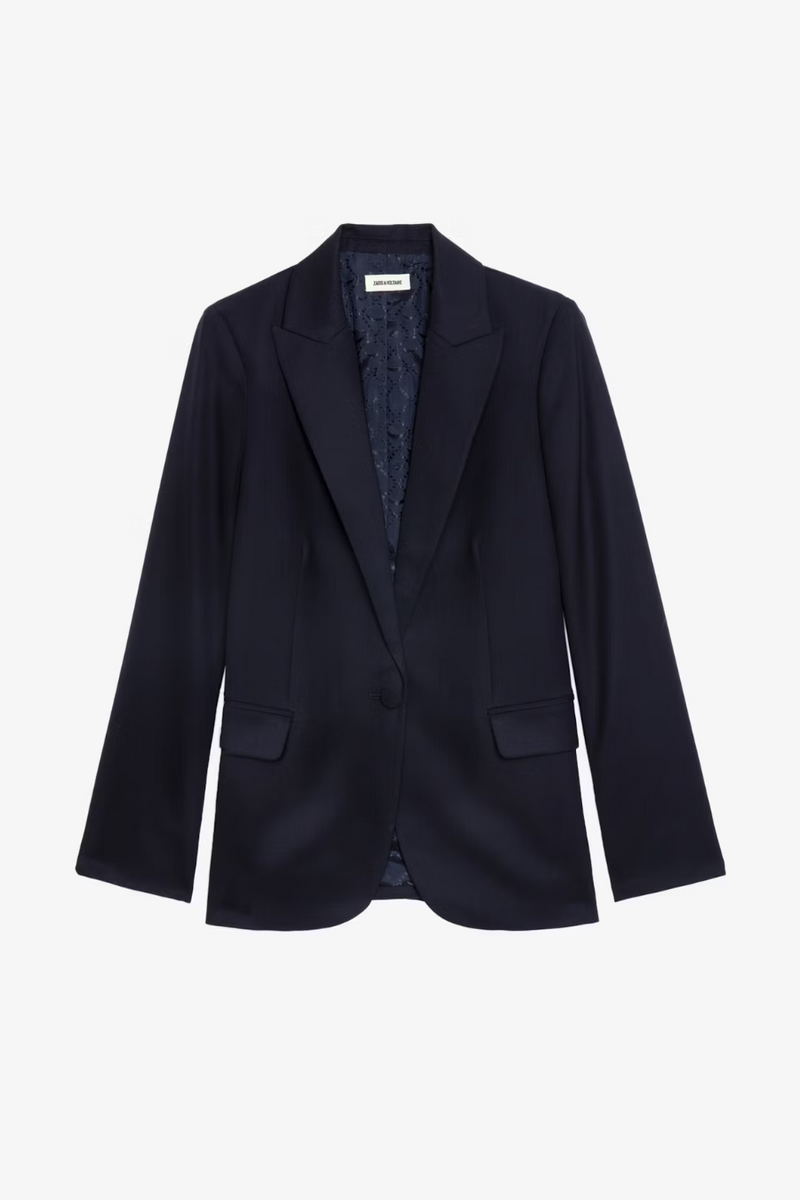 Wool Blazer Encre