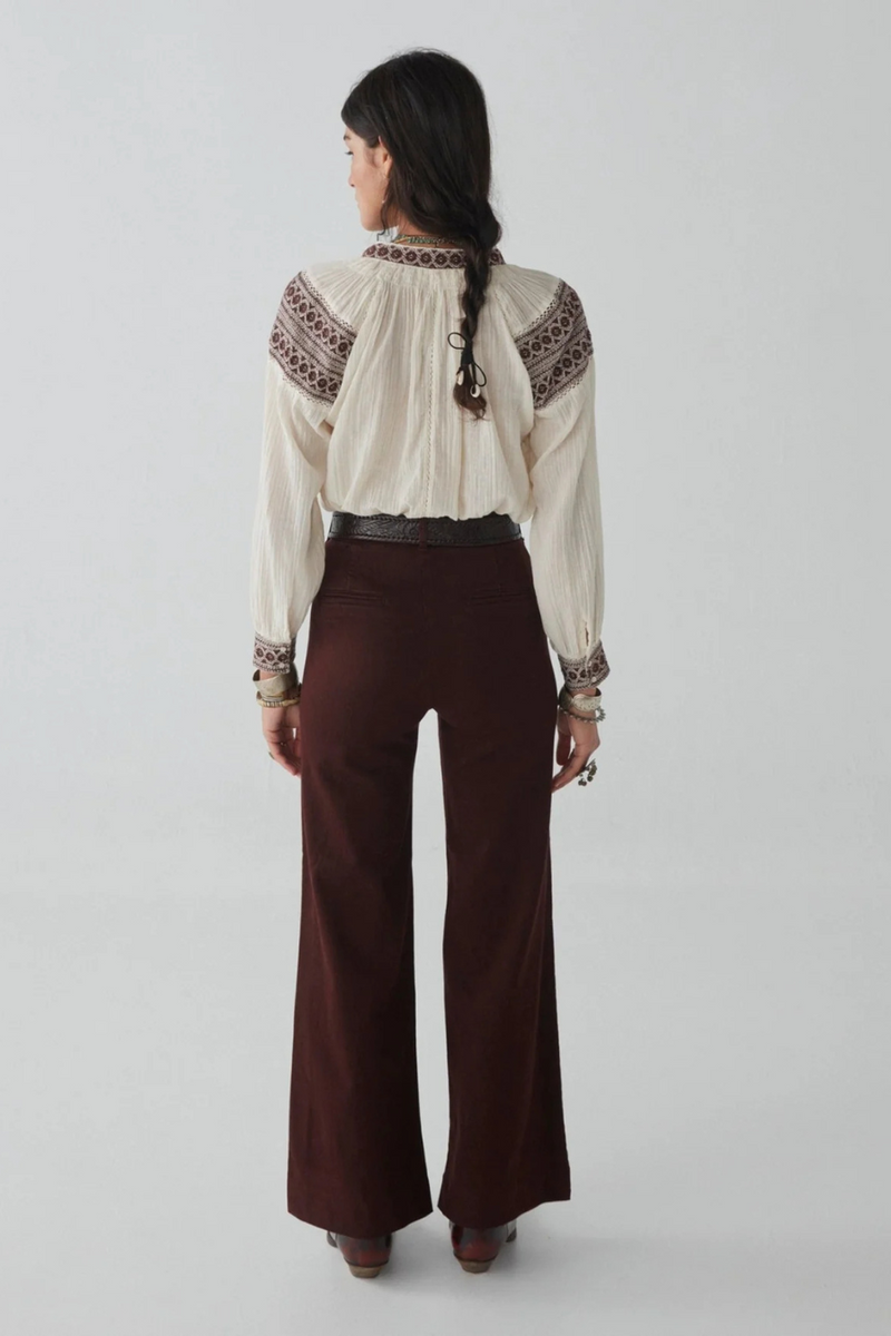 Audrey Blouse Carnaby Chocolate