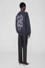 Jaci Sweatshirt Twisted Snake Washed Black