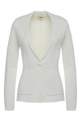 Lacey Knit Blazer Ivory