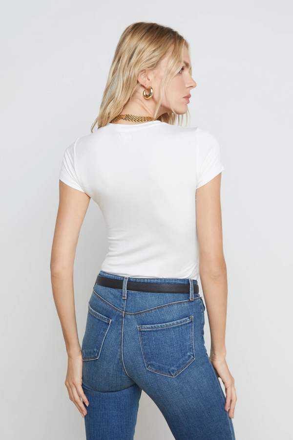 Ressi Fitted Tee White