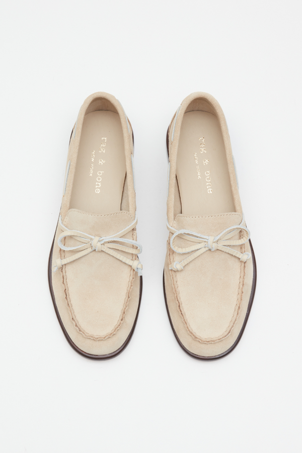 Carter Boat Shoe Macadamia Suede