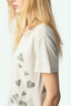 Marta Heart T-shirt Light Grey