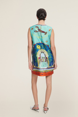 Surrealist Summer Mini Dress