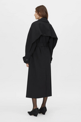 Moriallas Trench Coat Black