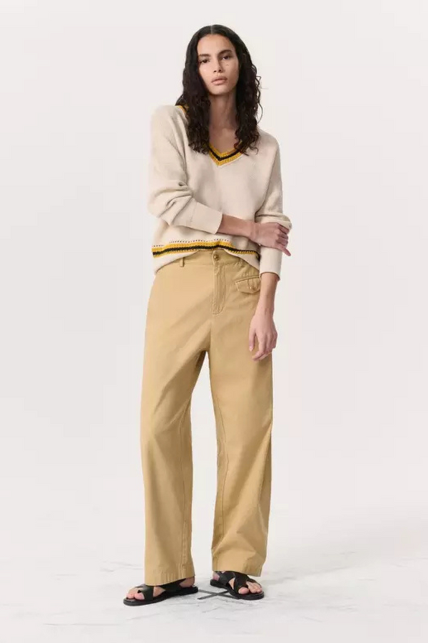 Renata Cotton Pant Beige