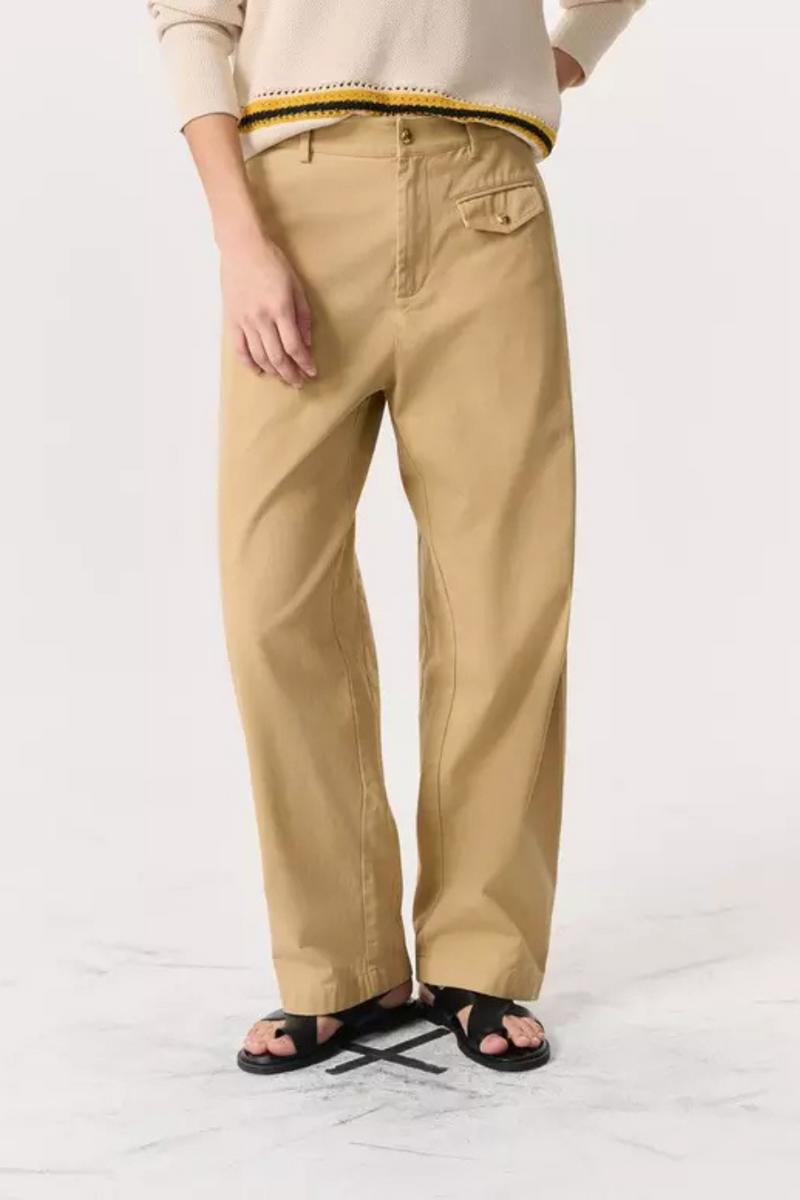 Renata Cotton Pant Beige