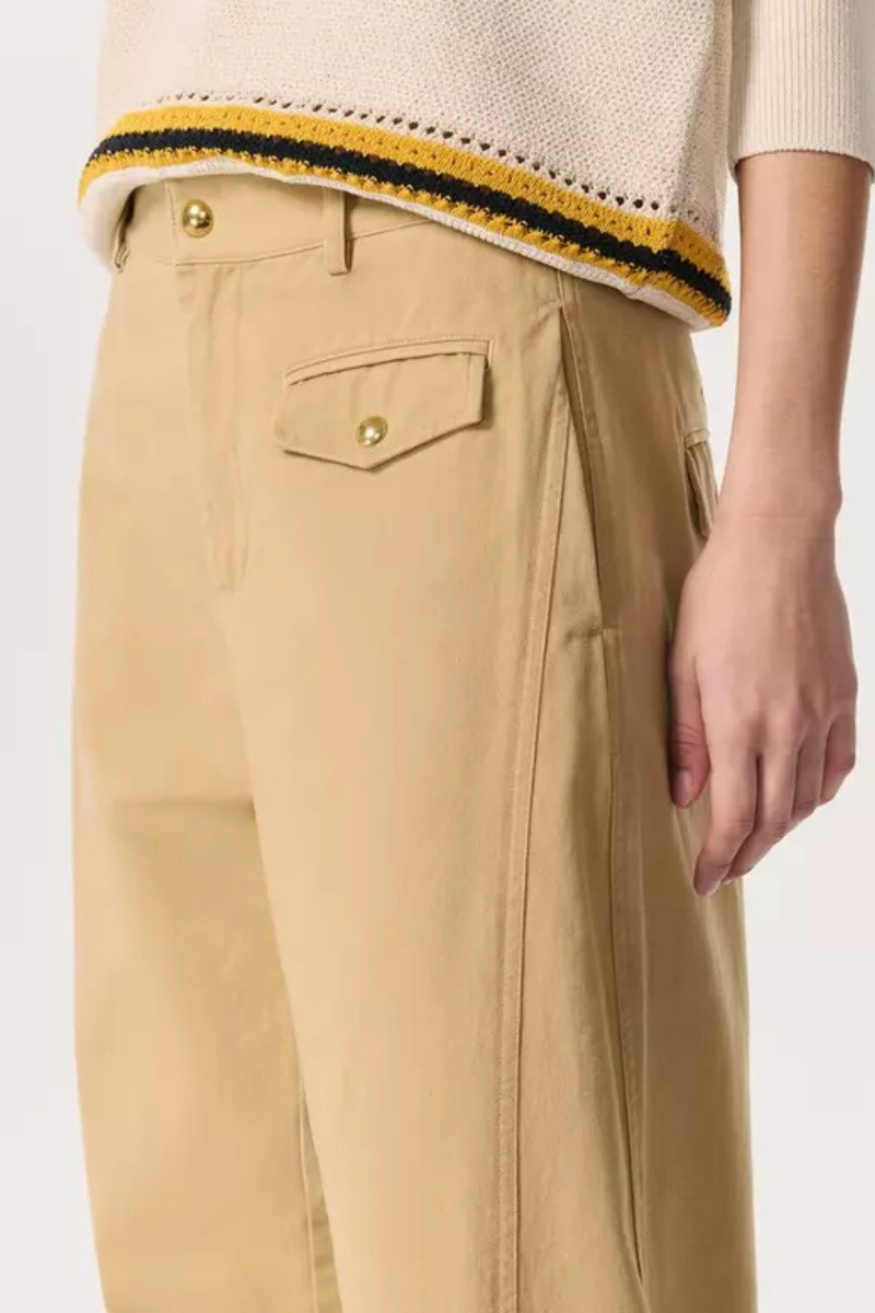 Renata Cotton Pant Beige