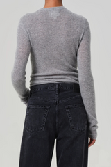 Alessia Crewneck Sweater Dark Heather Grey