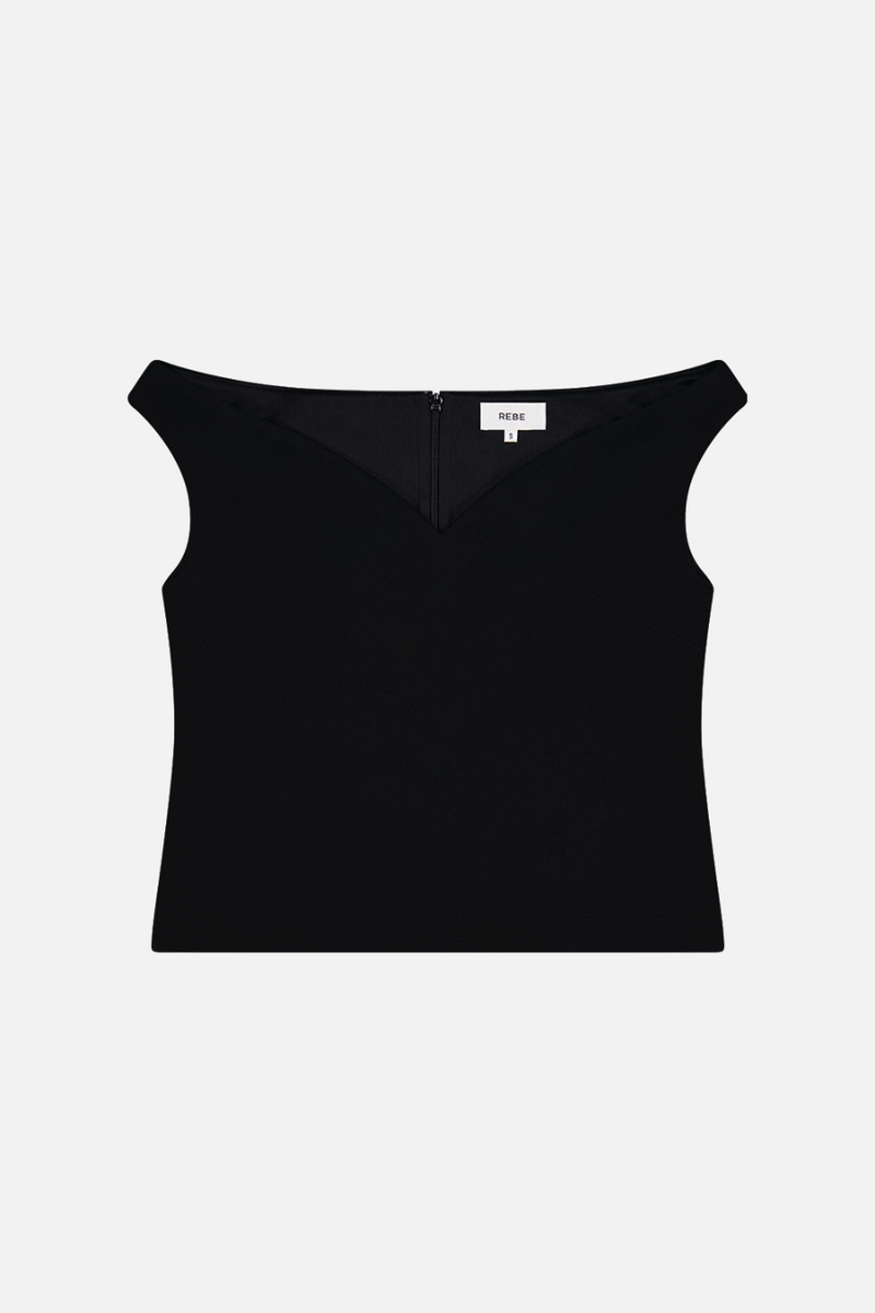 Holly Top Black