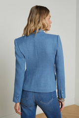 Jennah Blazer Harbor Blue/Good Luck Chain