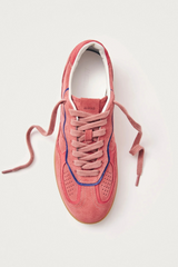 Rife Pink Leather Sneaker
