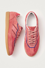 Rife Pink Leather Sneaker