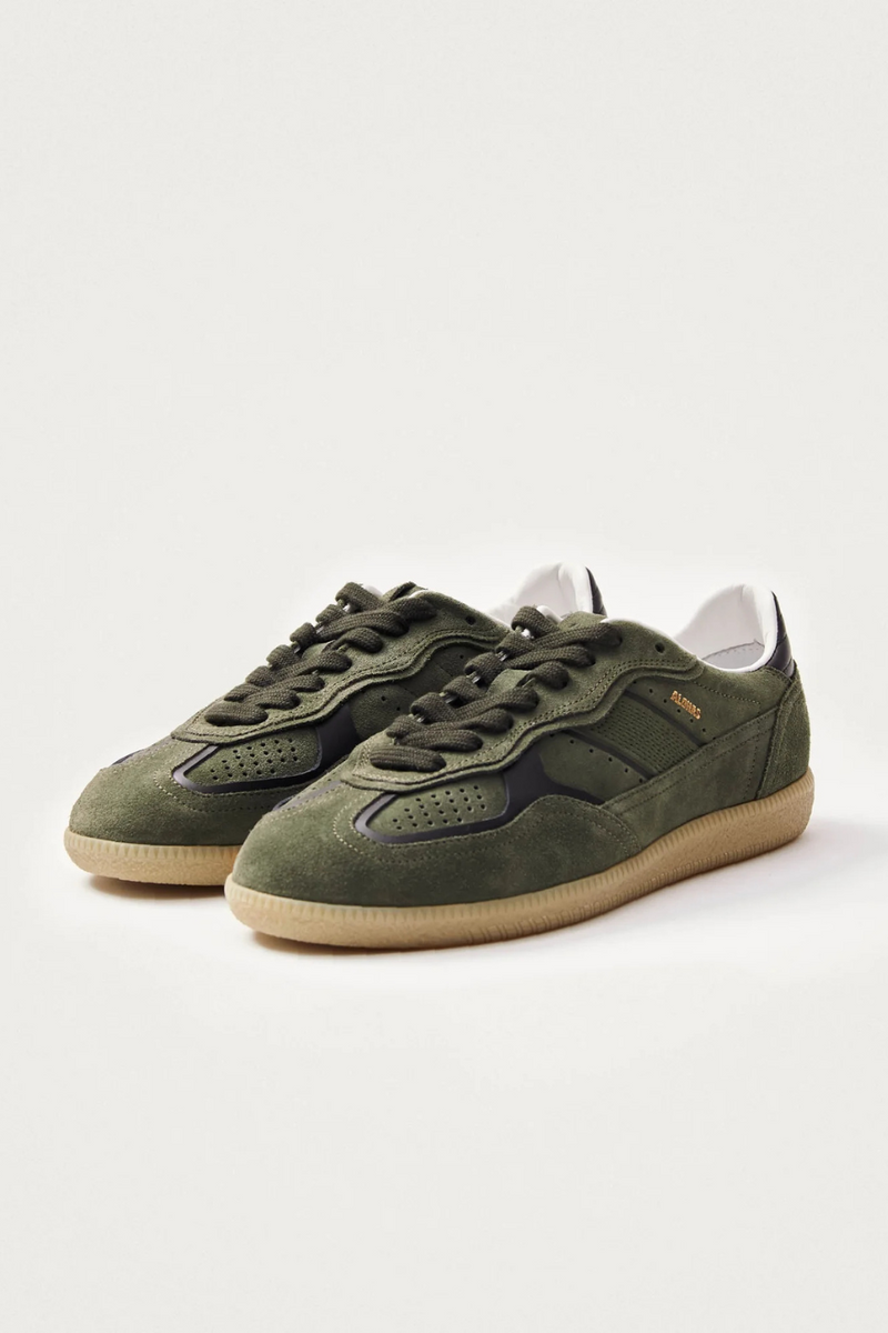 Rife Dusty Olive Leather Sneaker