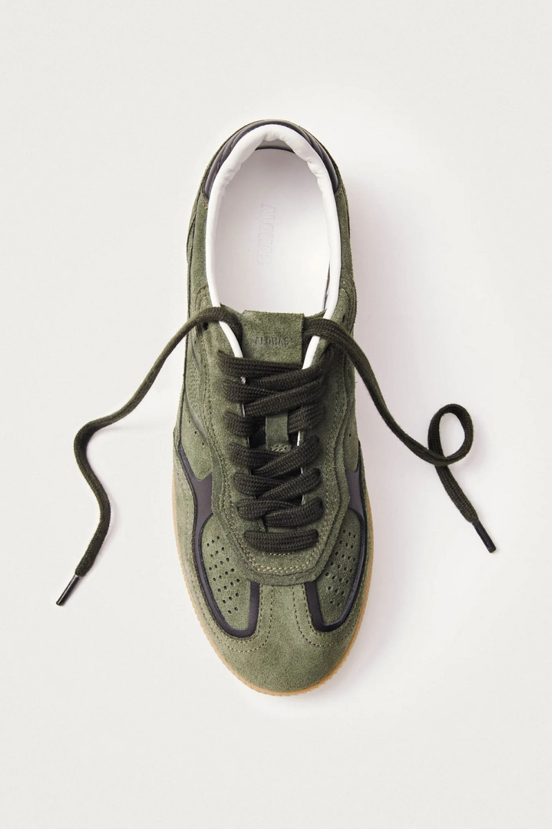Rife Dusty Olive Leather Sneaker