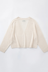 N275C Cashmere Cardigan Pearl Shell