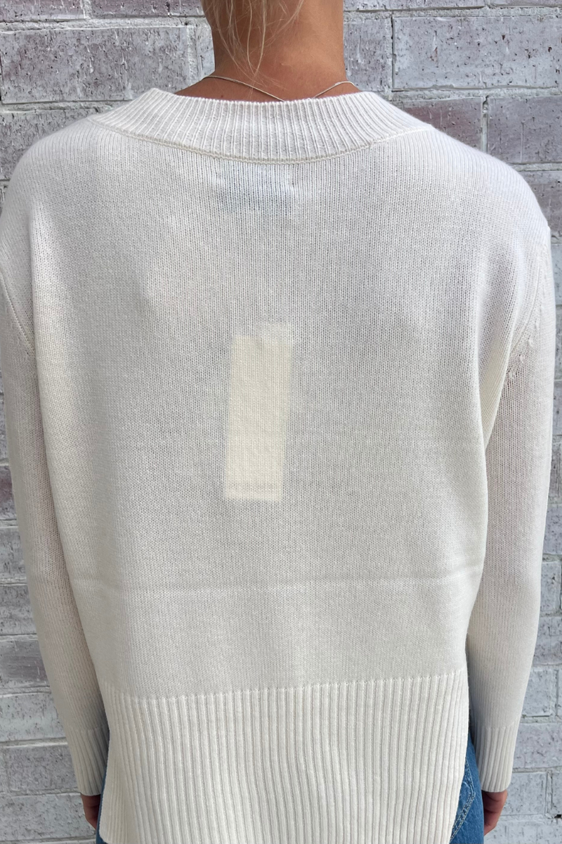 N136W Pullover Winter White