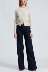 Skylar High-Rise Trouser Jean Rinse