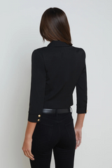 Kumi Cropped Jacket Black