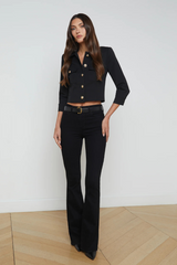 Kumi Cropped Jacket Black