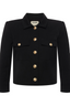 Kumi Cropped Jacket Black
