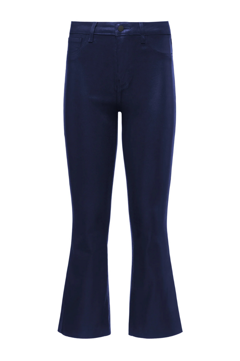 Kendra Coated Cropped Jean Midnight