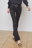 Selma Coated Bootcut Jean Noir