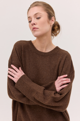 The Classic Crew Jumper Espresso