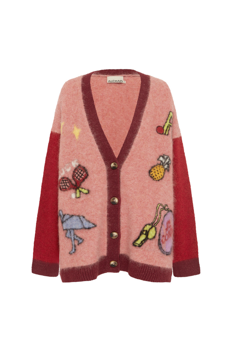 Court Cardigan Pink