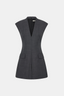 Seidler Mini Dress Dark Charcoal