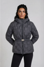 Belted Black Puffer Jacket